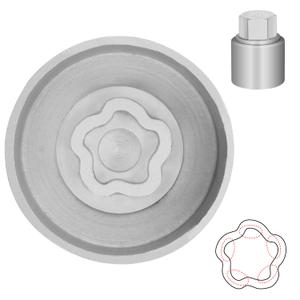 808 Wheel Locking Nut Key for Jeep Renegade Wrangler Cherokee Dodge Journey 2016-2020, 29mm Lock Bolt Inner Dia Anti-Theft Lug Nut Removal Tool