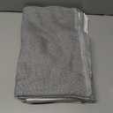 Homaxy Premium Kitchen Towels(18x 28, 6 Pack), Large Cotton 380 GSM Kitchen Hand Towels, Soft and Absorbent Terry Dish Towels, Multipurpose Tea Towel Set with Hanging Loop, Grey