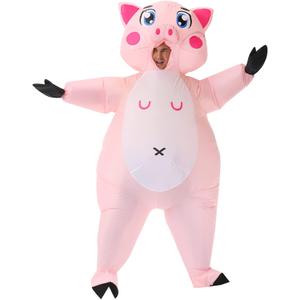 Arokibui Inflatable Costume Adult Funny Blow up Halloween Costume Fancy Dress Cosplay Party Christmas Halloween Suit