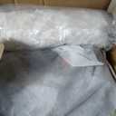 Hobestluk 3ft Bean Bag Chairs for Adults Large Beanbag Chair with Chevron Plush Fur Cover Big Bean Bag Chair for Living Room Bedroom Dorm Office - White (36 x 36 x 22)