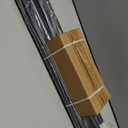 Black Curtain Rods for Windows 48 to 84 Inches Adjustable Heavy Duty 1" Diameter Window Curtain Rod with Decorative Finials for Outdoor Farmhouse Bedroom Kitchen Living Room,Black, 16"-88"|1 Pack