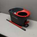 O-Cedar EasyWring Microfiber Spin Mop, Bucket Floor Cleaning System, Red, Gray, Standard, #1 Easywring System