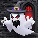 5 FT Halloween Decorations Window Inflatable Ghost with Build-in LEDs, Blow Up Flying Ghost, Blow Up Flying Ghost Broke Out from Windows for Halloweeen,Outdoor, Yard, Garden, Lawn Decoration