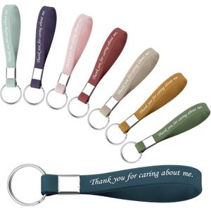 8 Pcs Teacher Appreciation Gifts Bulk for Women Men Thank You Keychains Birthday Back to School Graduation Gifts for Teachers Appreciation Keychain from Students