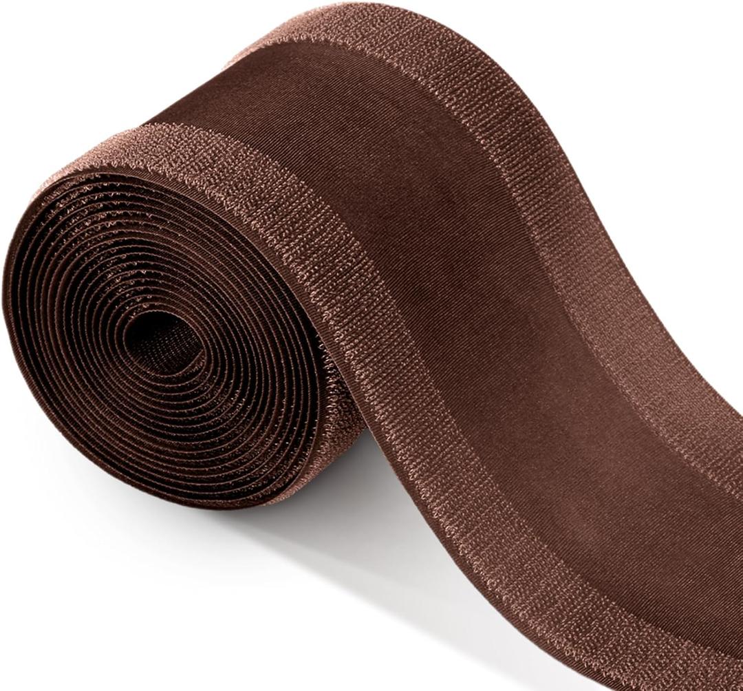WILLBOND Carpet Cord Cover Cable Protector Floor Cover Cable Protector Management Only for Commercial Office Carpet(9.84 ft,Brown)