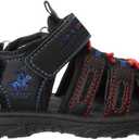 Beverly Hills Polo Club boys Boys Athletic Active Sandals (Black)
