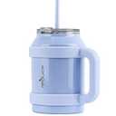 REDUCE 50 oz Mug Tumbler with Handle and Straw - Stainless Steel with Sip-It-Your-Way Lid - Keeps Water Cold up to 36 Hours - Sweat Proof, Dishwasher Safe, BPA Free - Glacier, Opaque Gloss
