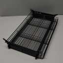 Geesta 2/3/4-Tier Upgraded Collapsible Cooling Rack with Adjustable 3 Setting Design Stackable Roasting Cooking Drying Wire Cooling Rack for Cookies Baking Gifts for Women (Black)