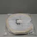 Suede Steering Wheel Cover, Universal 15 Inch Car Steering Wheel Cover, Non-Slip Design, Breathable, Car Interior Accessories White