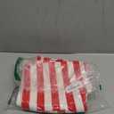 Tankaneo Womens Cropped Striped Jeans Casual High Waisted Stretchy Straight Leg Denim Pants with Pockets Size XS-S