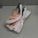 2 x Easter Tablecloth 60 x 84 Inch, Buffalo Plaid Bunny Ear Foot Flowers & Polyester Table Cover for Spring Easter Holiday Party Dinner Table Decor