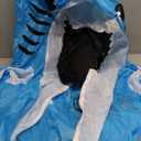 Stegosaurus Inflatable Shark Costume Kids, Halloween Shark Inflatable Costumes Funny Blow up Costume for Boys Girls, 6-12Y