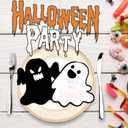 80PCS Halloween Ghost Napkins – Disposable Scary & Funny Paper Napkins for Halloween Party Decorations, Trick or Treat Supplies, Haunted House Table Decor, Spooky Tableware