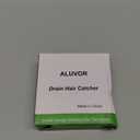 Shower Drain Hair Catcher, Shower Drain Cover, Bathtub Drain Hair Catcher for Pop-Up & Regular Drains (Tall Large - Dark Gray)