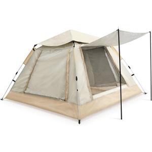 Oryxearth Pop Up Tent for Camping, Instant Setup Outdoor Shelter
210D Oxford Fabric, UPF50+ Sun Protection, 4000mm Waterproof, Spacious 1-2 Person Design, Beach & Outdoor Use