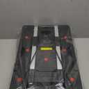 Foldable Platform Cart, Transport Cart Max.150KG, 5 Wheel Foldable Cart and 2 Elastic Cords, for Heavy and Bulky Loads with Telescopic Handles