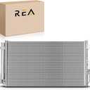 Air Conditioning A/C Condenser Compatible with Fiat 500 2012-2019 L4 1.4L, Replace# 68073679AA | for Fiat 500 2012-2019 L4 1.4L, Replace# 68073679AA