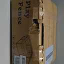 Baby Playpen with Mat, 50x50 Inch Playpen with Mat Waterproof for Babies and Toddlers Play Pen Playards Safety Gate Fence Active Center Indoor (Dark Grey + Mat)