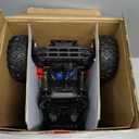 Jiakora Large Size RC Cars, Rock Crawler RC Truck with 2 Rechargeable Batteries, 6 Wheel Remote Control Monster Truck, Durable Metal Body & LED Headlights, Boy Toys for 4-7, 8-12 Kids & Adults