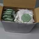 50 Sets Bridal Shower Party Favors for Guests Small Rose Compact Mirror Bulk Wedding Favors Thank You Cards and Organza Bags Wedding Party Guests Souvenir Gift (Green)