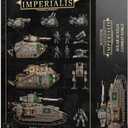 LEGIONS IMPERIALIS: Solar Auxilia Combat Force  157 Multi-Part Epic Scale Miniatures, 67-Model Army Kit with Vehicle Transfer Sheets and Bases