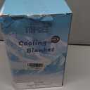 Topcee Cooling Blanket (90"x90"Queen Size) for Sweats Absorbs Heat to Keep Adults Cool on Warm Nights, Q-Max 0.5 for Hot Sleepers, Ultra-Cool Lightweight Blanket for Bed