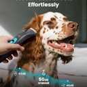 oneisall Professional Dog Grooming Kit at Home: All-in-One Quiet Clippers & Nail Grinder with LED Light, 2000mAh Cordless Dog Shaver, Safe Poodle Grooming Kit for Paws, Face, Ears & Body