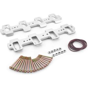 Dyno Racing Rectangle Intake Manifold Adapter Plates Kit 551316 Compatible with LS1 Cathedral Port Cylinder Head to LS3 LSA ZL1 CTS-V