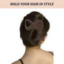 Flat Hair Clips 9 Pcs, Large Claw Clips for Thick & Thin Hair, Flat Lay Down Claw Clip Alligator Clips Duck Billed Barrettes, Women's Hair Accessories