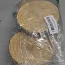 FSWCCK 17 PCS Unfinished Wood Slices for Centerpieces - 5.1-5.5 Inch,Round Natural Discs with Tree Bark, Wooden Cookies Circles for Crafts Christmas Ornaments, Rustic Wedding Decor,Table Decoration