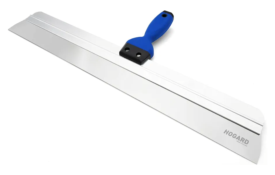 HOGARD Pro Taping Knife 24", Stainless Steel Drywall Skimming Blade, Spackle Tool for Drywall, Paint Scraper, Putty Knife, Essential Taping Tools, Espátulas Para Drywall