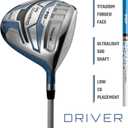 PGF Lady Diamond S5 Women's Complete Golf Club Package Set [Hand: Right] [Length: Petite/ -1 Inch][14-Pieces]