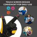 Thorn Proof&Puncture Resistant Gardening Gloves with Grip,Garden Glove for Women, Leather Yard Work Gifts (Medium, 2 Pairs Per Pack-yellow Work Gloves)