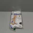 Truform 20-30 mmHg Compression Stockings for Men and Women, Thigh High Length, Dot-Top, Open Toe, Black, Large (Large (1 Pair))