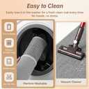 PADOOR Kitchen-Rugs Non Slip Washable, Kitchen-Mats for Floor Super Absorbent Kitchen Floor Mat, Rubber Backing Kitchen Runner Rug, Comfort Standing Mats in Front of Sink 20"x32" Grey