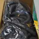 Flexi Hose Expandable Garden Hose with 8 Function Nozzle, 75FT - Lightweight Retractable Garden Hose, Water Hose - No-Kink Flexibility, 3/4 Inch Solid Brass Fittings and Double Latex Core (Black)