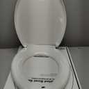 KOHLER 20110-0 Brevia, Slow Close Toilet Seat, Elongated Toilet Seat, Grip-Tight Bumpers Quick-Attach Hardware, White