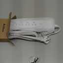 10Ft Extension Cord with Multiple Outlets, Addtam Flat Plug Power Strip Surge Protector with Long Cord,6 Outlet 4 USB Ports (2USB C),Multi Plug Outlets for Office,College,Dorm Essentials, ETL Listed