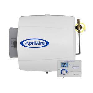 AprilAire 500 Whole-House Humidifier, Automatic Compact Furnace Humidifier, Large Capacity Whole-House Humidifier for Homes up to 3,600 Sq. Ft., White