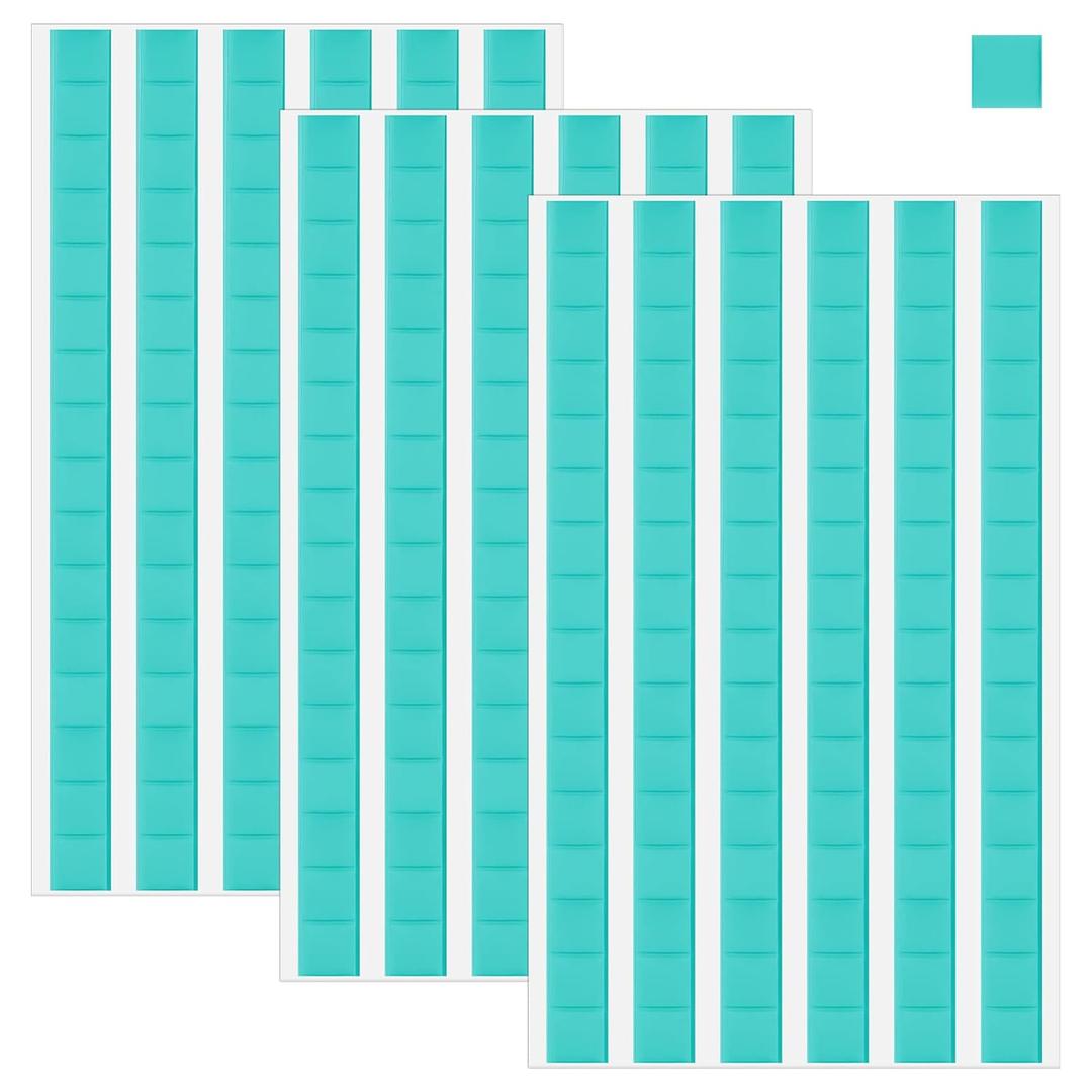 4 x JULBEAR 288Pcs Sticky Tack Putty Removable Adhesive Poster Putty, Mounting Putty Reusable Wall Safe Tack Putty, Mounting Tacky Putty for Hanging Pictures Poster and Museum Art Photography (Blue)