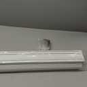 Persilux Blackout Cordless Zebra Blinds for Windows (35" W x 64" H, White) with Upgraded Cassette Free-Stop Dual Layers Sheer Roller Shades for Home and Office