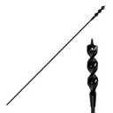 54 Inch Flexible Installer Drill Bit for Wire Pulling, 1/2" Auger with Screw Point & Fish Eye, 3/16" Anti-Slip Hex Shank, Includes Storage Tube for Walls Ceilings Conduits Electrical Installation