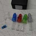 Mini Salt and Pepper Shakers Spice Storage for Outdoor Activities Traveling Cooking (2.67" x 0.59")