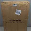 Hanke Expandable Hardshell Luggage Sets 3 piece Carry on Luggage with Wheels Suitcases Lightweight Checked Travel Luggage Rolling Large Suitcase Travel Luggage Bag Woman Men 20/24/29 Inch(Ivory White)