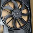 Silscvtt Black Radiator Cooling Fan 39013323 Replacement for Chevy Cruze 2011-2019