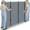 Mattress Bags for Moving and Storage, Heavy Duty Tarp Reusable Storage Bag,Easy Carrier Mattress Moving Cover (King Size) (Gray)