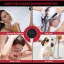 Shower Heads With Hoses,Detachable 3 Spray Mode High Pressure Showerhead With Handheld Cpray Combo Bathroom (Chrome)