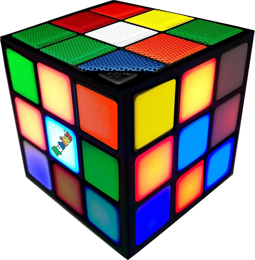 Rubik's Portable Light-Up Cube Speaker