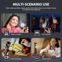 STARTRC Magnetic Fill Light for DJI Osmo Pocket 4/3 Creator Combo, Magnetic Mount Compatible with DJIPocket 4/3/Osmo Mobile 8/7P/7/6 Accessories