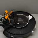 Food Party Hot Pot Electric Korean BBQ Grill 2 in 1 Hotpot Smokeless Indoor Grill Removable Cooking Plate Easy Cleaning 110V 1800W Shabu Shabu Pot with Divider